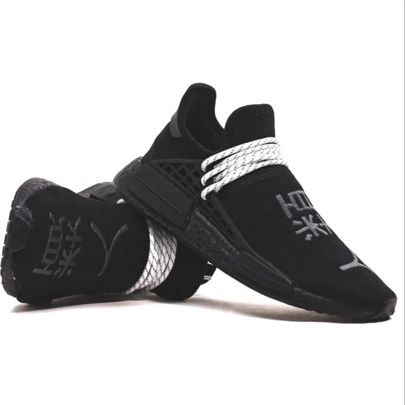 adidas gazelle silver green womens Adidas NMD Human Race x Pharrell Black main image 1